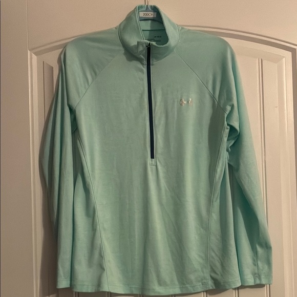 Under Armour Loose Fit 1/4 zip Up Shirt large - Picture 1 of 2